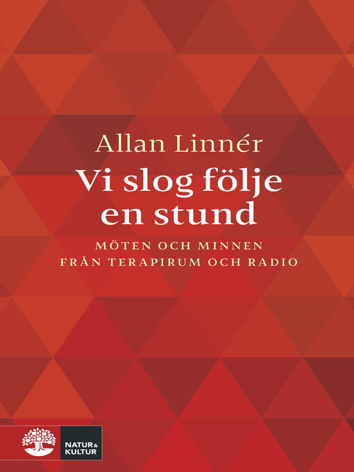 Titeldetaljer för Vi slog följe en stund av Allan Linnér - Tillgänglig